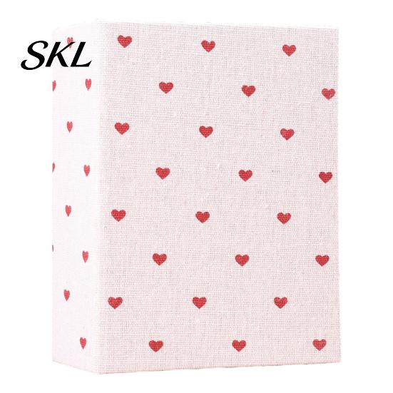 Transparent Inner Bag Photo Album Mini Printed Fabric Slip-In Album, Portable Floral Print Scrapbook with Sleeve Pages, Lightweight Cover Pocket