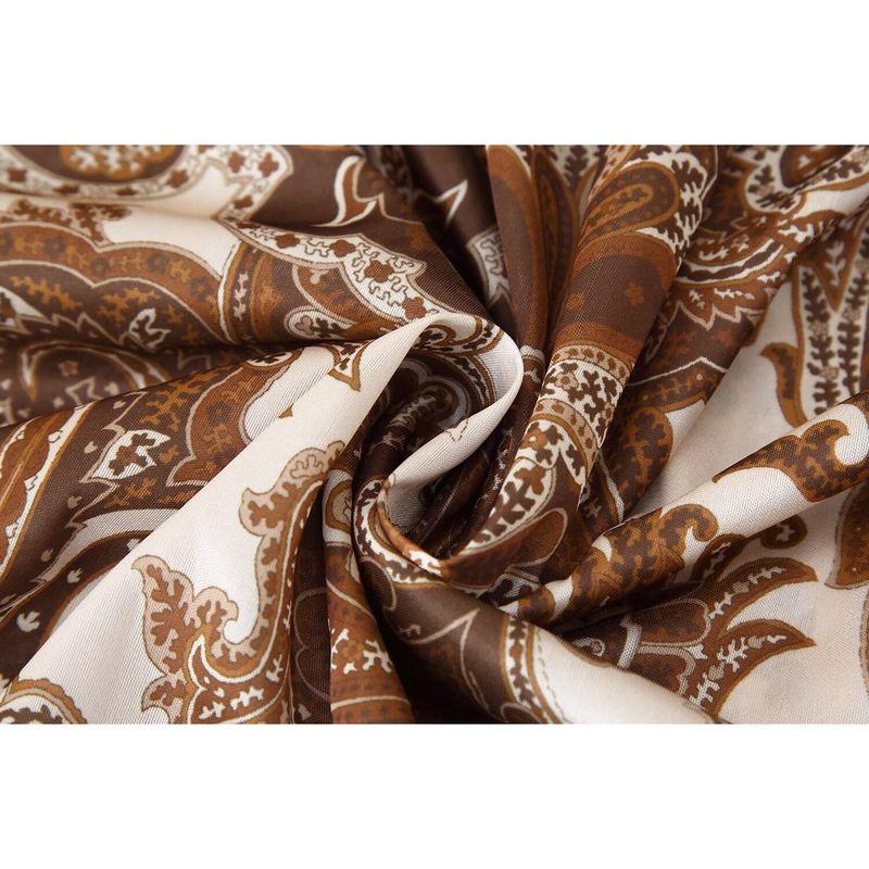 Kaslead New Women Clothes Western Style Fashion Simple Hanging Neck Sling Print Long Dress