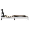 LED Bed Frame without Mattress  Zadar  White and Black 90x200 cm