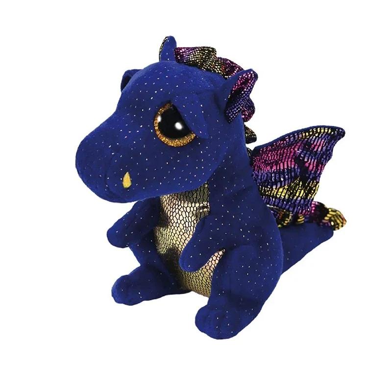 Горячая распродажа Ty Beanie Push Animal Unicorn Cat Owl Giraffe Soft Stuff Toys White Rabbit Dog Big Eye Dolls Gril Birthday Gift 15 см