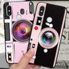 3D Camera Emboss TPU Case For Xiaomi Redmi Note 8T 8 9 Pro 9S 6 7 5 7A 8A Mi Note 10 A3 A1 A2 8 9 Lite SE 9T CC9 CC9e Case Cover