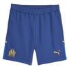 Men's Gold Om Logo Cotton Shorts with Yellow Trim