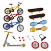 Finger Skate Board Mini Skatepark Professional Ramp Finger Skateboard Children Assembled Alloy Track Scooter Toy Finger Bicycle