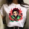 Demon Slayer Kimetsu No Yaiba T Shirt Women Manga Funny Y2K T Shirt Girl Funny Clothing Aesthetic Clothes