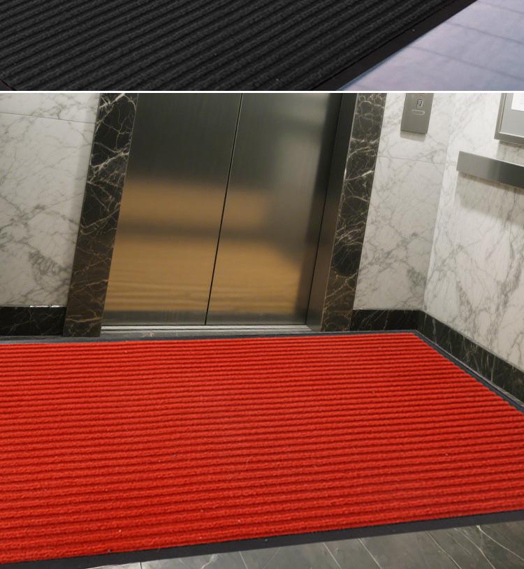 Нескользящий Водонепроницаемый Коврик для Входа в Ванную - Утолщенный ПВХ, Полая Конструкция