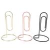 3PCS Metal Memo Clip Holder Table Number Name Card Holder Office Desk Organizer