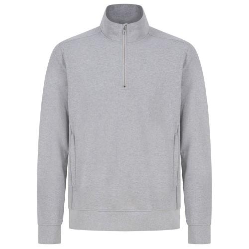 Henbury Unisex Adult Sustainable Quarter Zip Sweatshirt