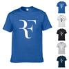 Мужская футболка Roger Federer Модная футболка Хлопковая Летняя Классическая Футболка с принтом Топы