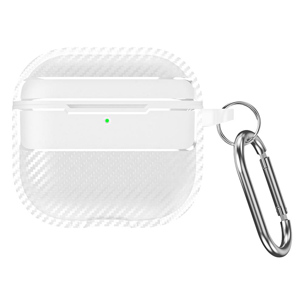 Для AirPods 4 чехол с текстурой из углеродного волокна беспроводной Bluetooth для наушников AirPods чехол для наушников J0R1