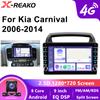 Автомобильное радио Android Auto Carplay для KIA Carnival VQ 2006 - 2014 Автомагнитола 2din стерео мультимедиа экран навигация GPS 4G 8Core