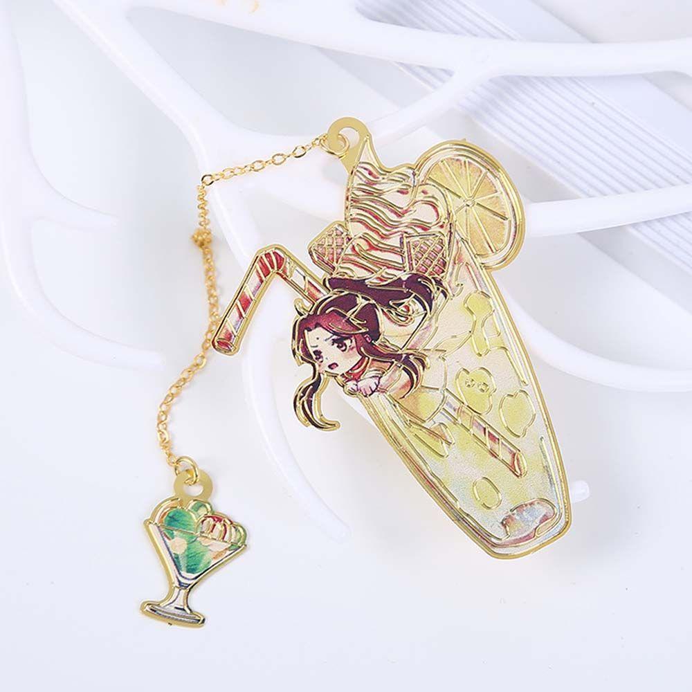 Student Gift Pendant Wei Wuxian Hollow Bookmark Pagination Mark Book Markers Mo Dao Zu Shi Bookmark