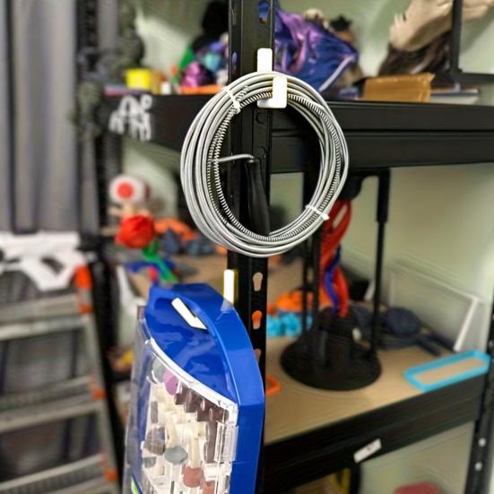 5 шт. Крючок для гаражной полки, прочный, для полок, хозяйственный, органайзер для мастерской для одежды, шляп, садовых инструментов, бензопил, шнуров, инструментов, оборудования