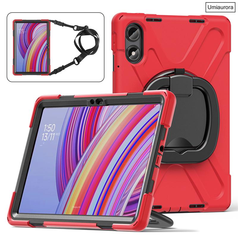 For Xiaomi Redmi Pad2 11" SE 8.7 Pro 12.1" POCO Pad 12.1 Inch Shockproof PC Rugged Tablet Case Pull Ring Stand Strap Cover Funda