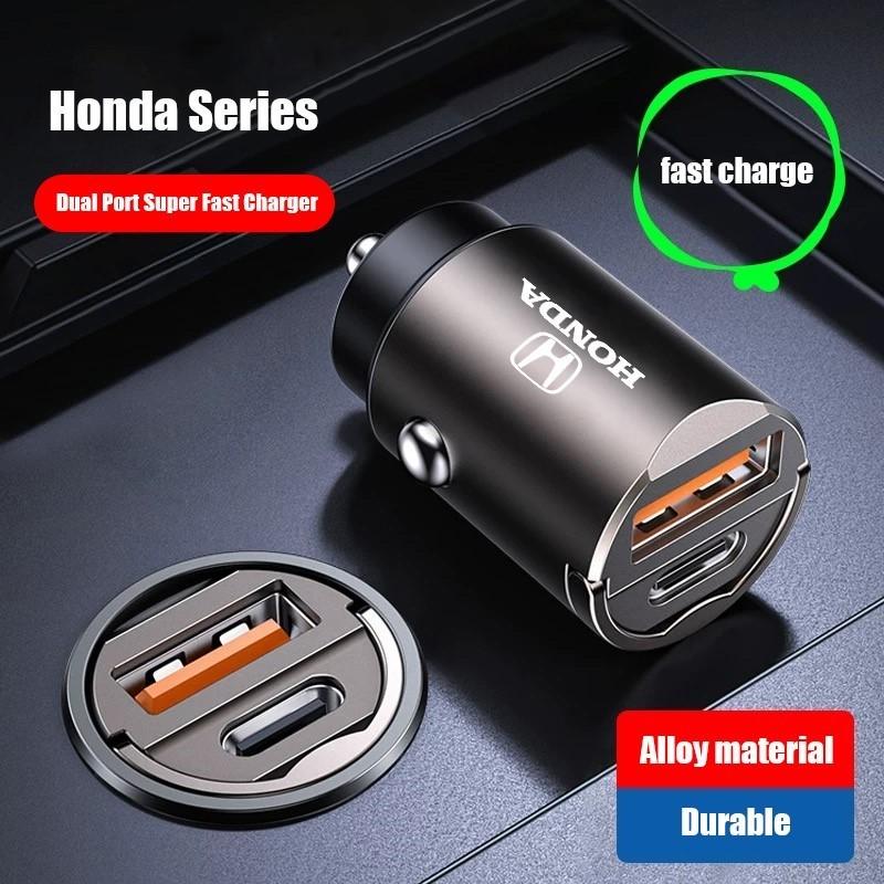 pzsh2 100W QC3.0 PD Mini Car Charger Fast Charging Car USB Type C Charger For Honda Civic FIT Accord Prelude CRV 5th City CRZ CRX Jazz