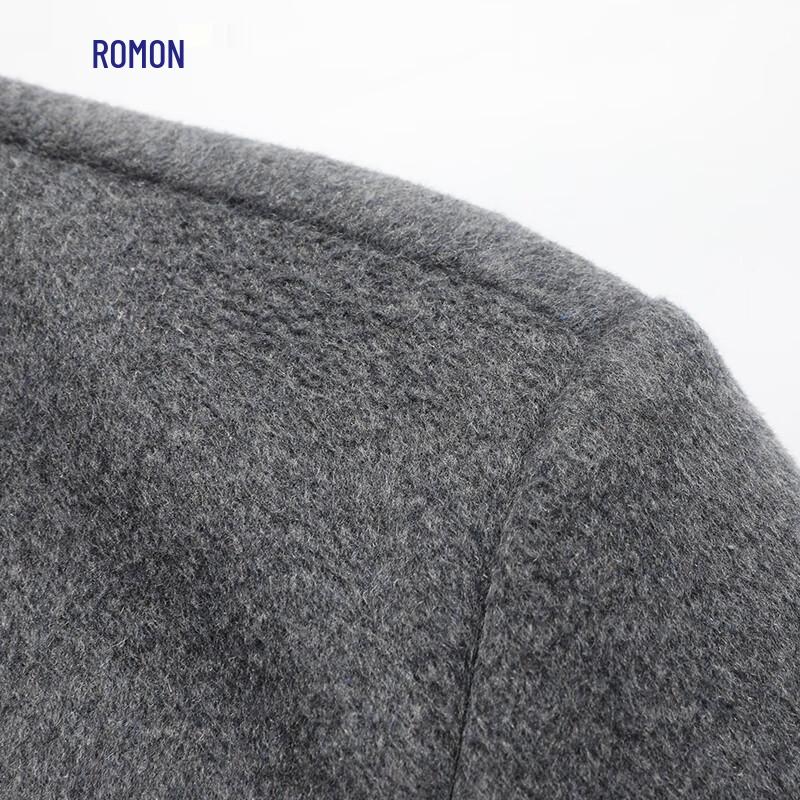 ROMON Мужское полупальто средней длины из смесовой шерсти
