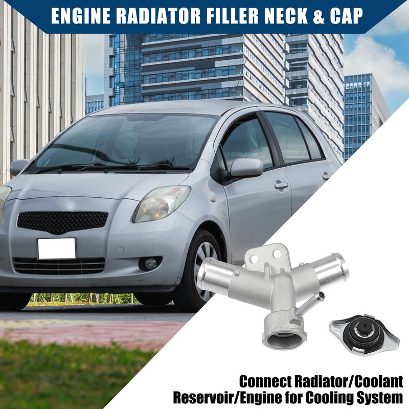 X Autohaux №1650221080 Алюминиевая горловина радиатора двигателя с крышкой для Toyota Yaris 07-18