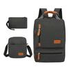 Laptop Backpack for Women Men 3pcs Backpack Set Laptop Backpack Shoulder Bag Small Pocket for