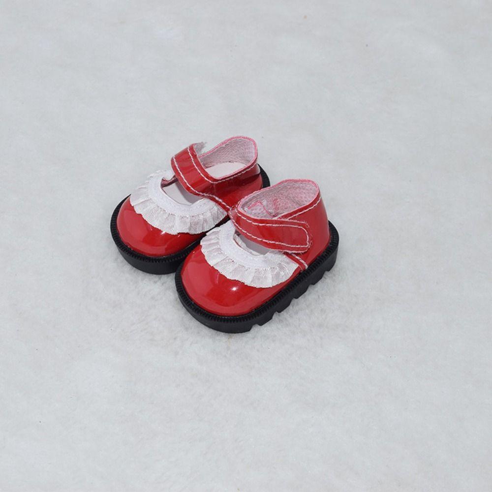 20см Мини-обувь Кожаный клей для обуви Повседневная обувь для кукол Хлопковая кукла