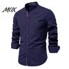 Authentic Style Festival Outfit Men Oktoberfest Shirt, Slim Fit Band Collar Traditional Costume Durable Everyday Cultural Shirt Long Sleeve