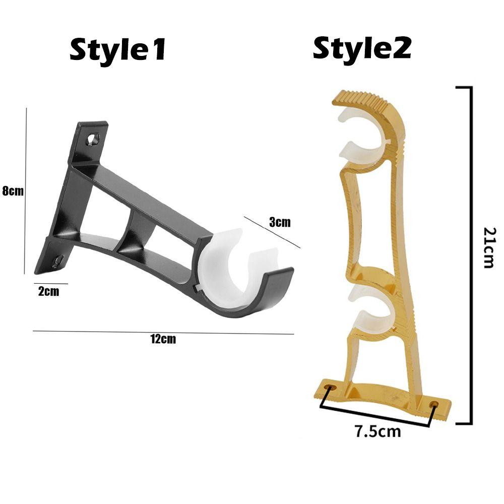 With Screws Curtain Rod Support Heavy Duty Curtain Fixing Clip Durable Window Hardware Tools