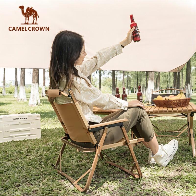 Camel Aluminum Alloy Folding Chair