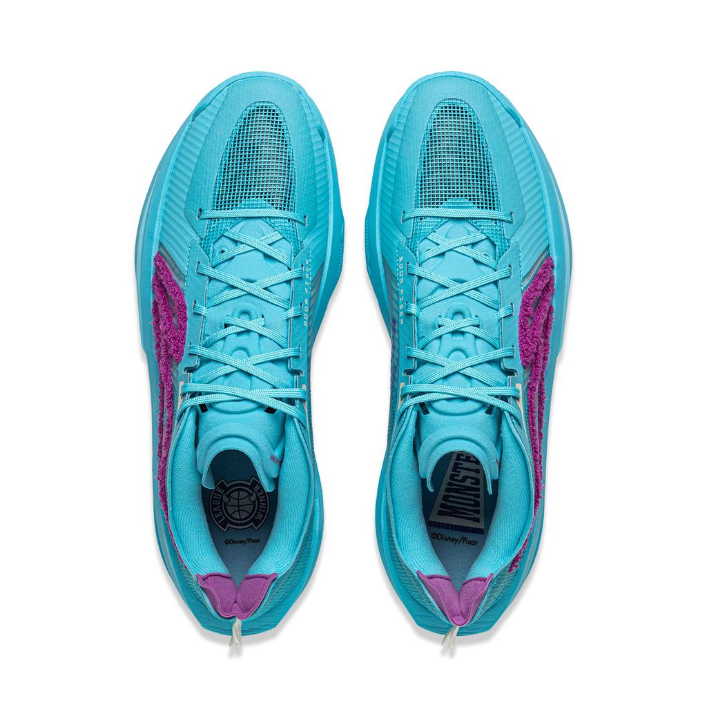 Li Ning Disney X  Ultra Light 2025 Monsters University Technology Mesh Basketball Shoes Men Sneaker Sea-Blue ABAV007-10