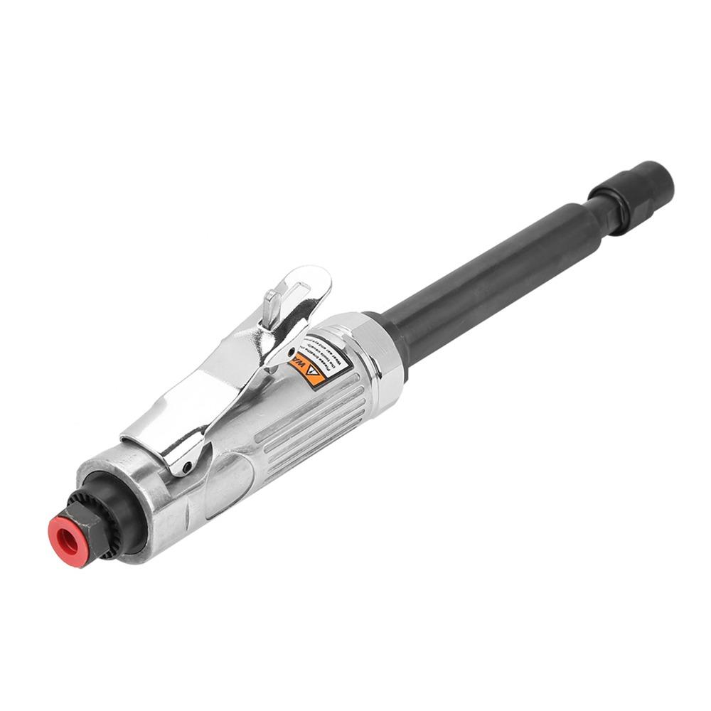 6pcs 20,000 RPM Pneumatic Cutting Tool Rear Exhaust Extended Shaft Grinder  For Workshop