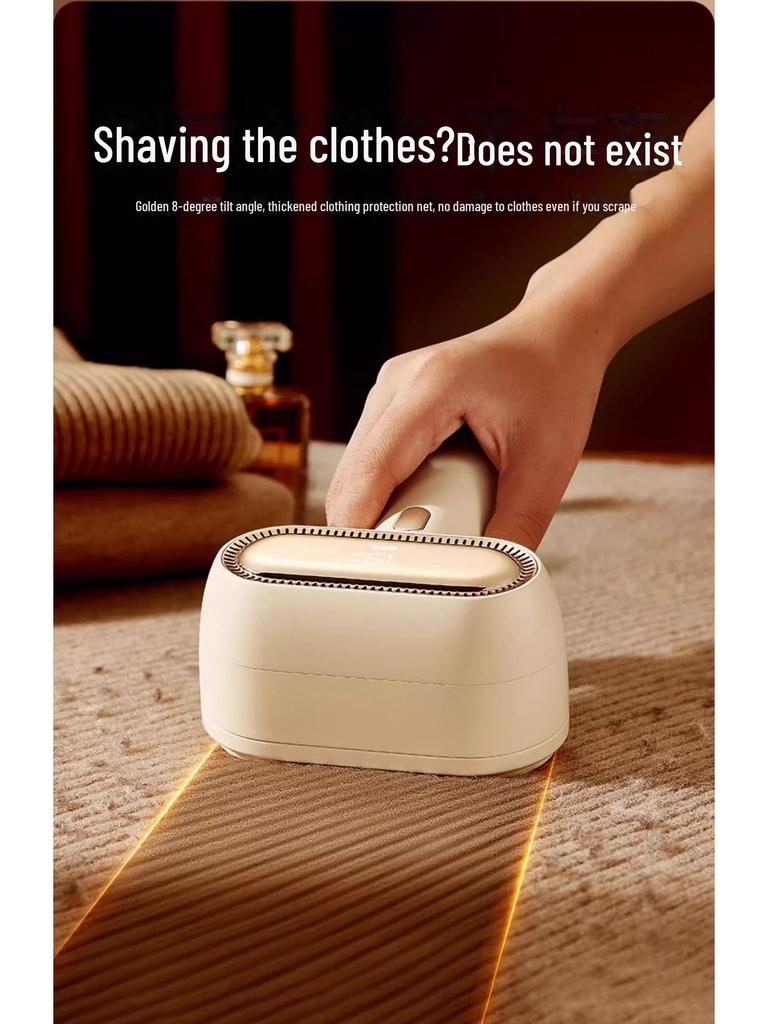 Сертифицированный KC триммер для удаления комков шерсти с двумя головками: Быстрое и бережное удаление волос в домашних условиях