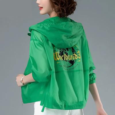 Солнцезащитная короткая одежда женская тонкая короткая куртка летняя корейская версия свободной дышащей солнцезащитной одежды для женщин