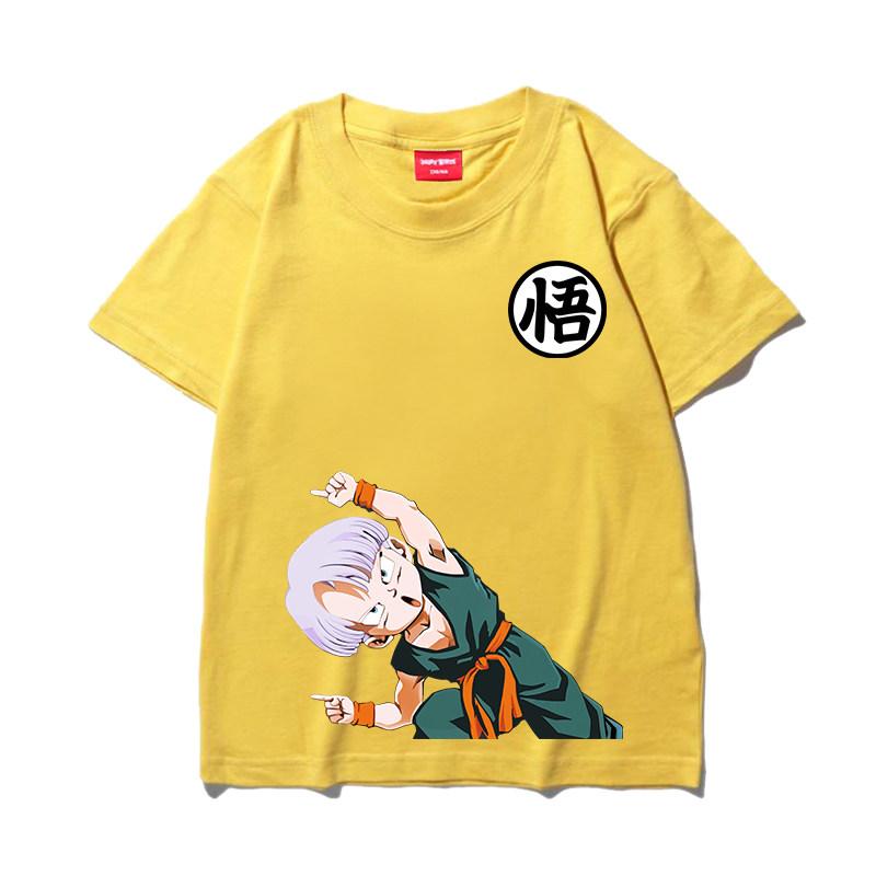 Детская и взрослая футболка с коротким рукавом Dragon Ball Goku, Японское аниме Fusion, Модный топ с принтом для детей