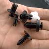 100pcs Auto Fastener Clip Kit Fender Rivet Clips Car Body Push Retainer Pin Rivet Bumper Door Trim Panel Retainer Car Clips