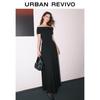 UR Women's Elegant Off-Shoulder Slim A-Line Dress