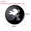 4PCS 56MM Car Hub Cap Stickers Auto Wheel Center Cover Decal Accessories For Peugeot 208 308 2008 3008 207 307 107 508 5008 GT