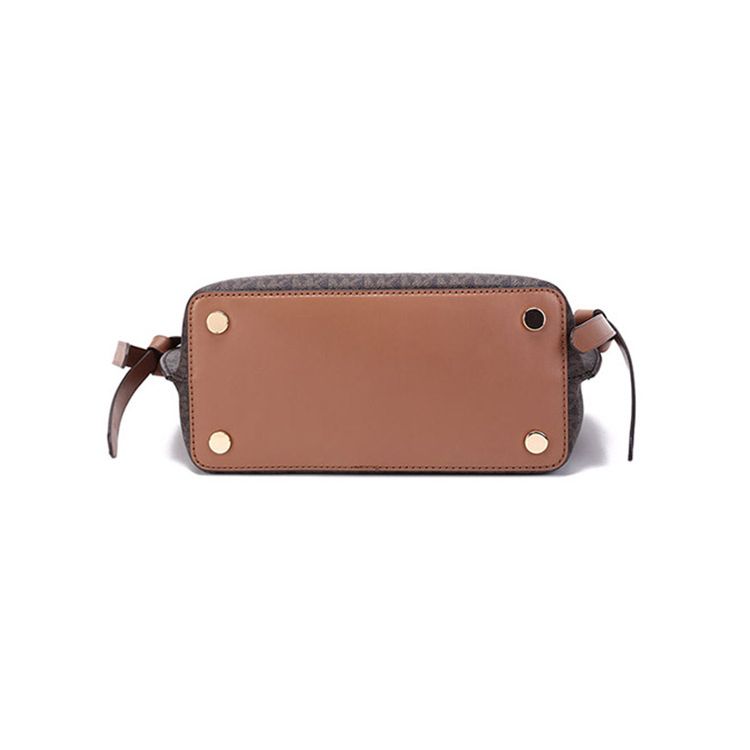 Michael Kors Hamilton Legacy Monogram Chain Винтажная кожаная сумка через плечо для commuters Женские сумки Темно-коричневый Цвет желудя 30F1G9HS5B-252