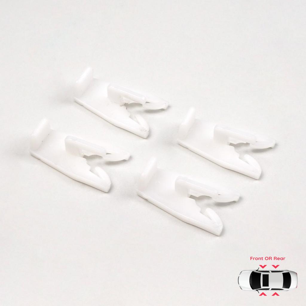 EWR5116 4 Pieces Window Lifter Regulator Guide Bracket Fixer Clamp Clips for Renault 19 X53 B/C53 D53 L53 S53 1988-2003