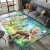 Новый ковер-циновка для одиночных мультяшных игр Genshin Impact для гостиной, спальни, дома, украшения дивана, детская игровая нескользящая напольная подстилка