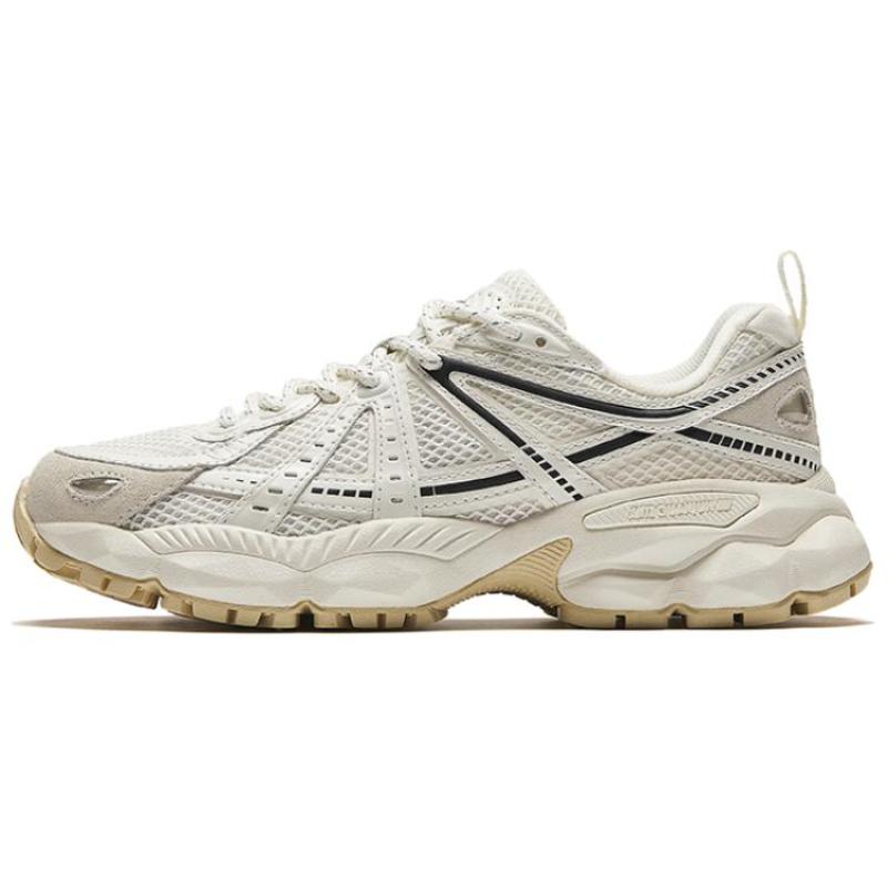 Anta Кроссовки Champion Series с амортизацией, нескользящие, низкие, повседневные, женские, бело-черные 122438808A-4
