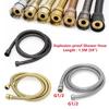 1.5m/2m/3m Stainless Steel Flexible Shower Hose GI/2 Universal Explosion-proof Bathroom Water Saving Shower Head Extension Pipe