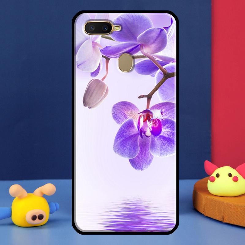 Цветной чехол с цветами орхидеи для Oppo A91 A5 A9 A16 A76 A96 A58 A78 A98 A52 A72 A74 A94 A54 S A57 A77 A15 A17