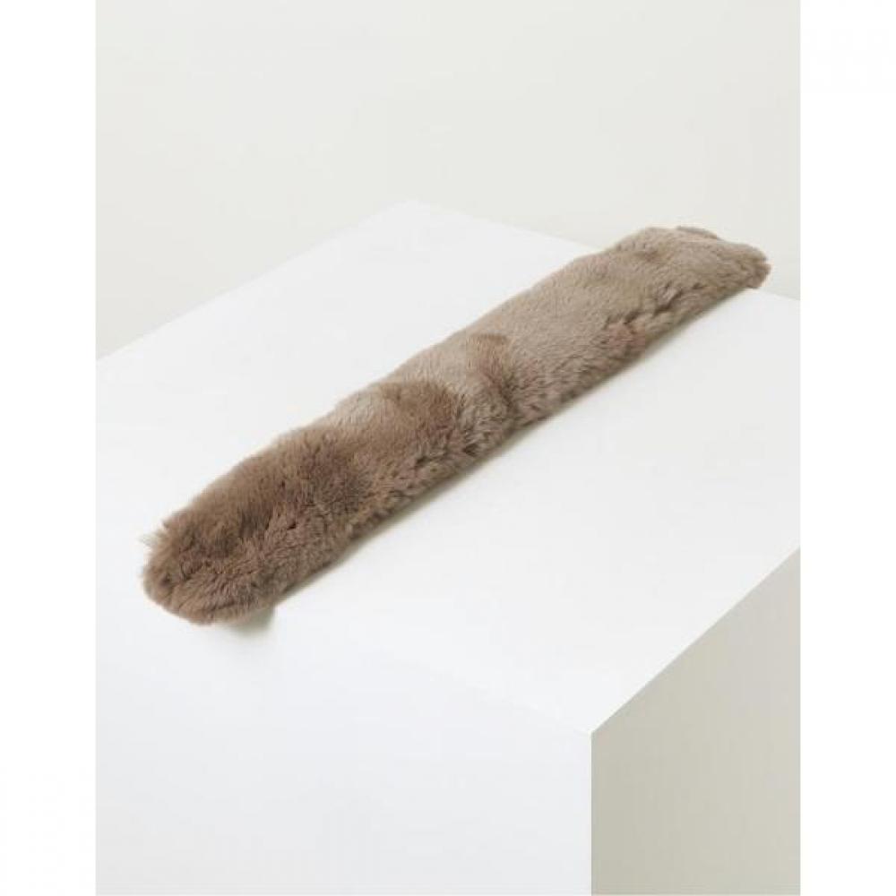 DakS Women S Rex Fur Muffler Brown Dbmu3f986w3