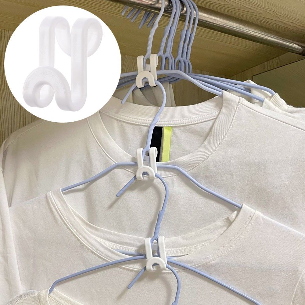 Holders & Racks S Hook Closet Organizer Mini Clothes Hanger Linking Connector Cascading Hook