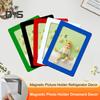 2 шт., не легко деформируемая магнитная фоторамка, гибкая, практичная магнитная подставка для картин, декор на холодильник