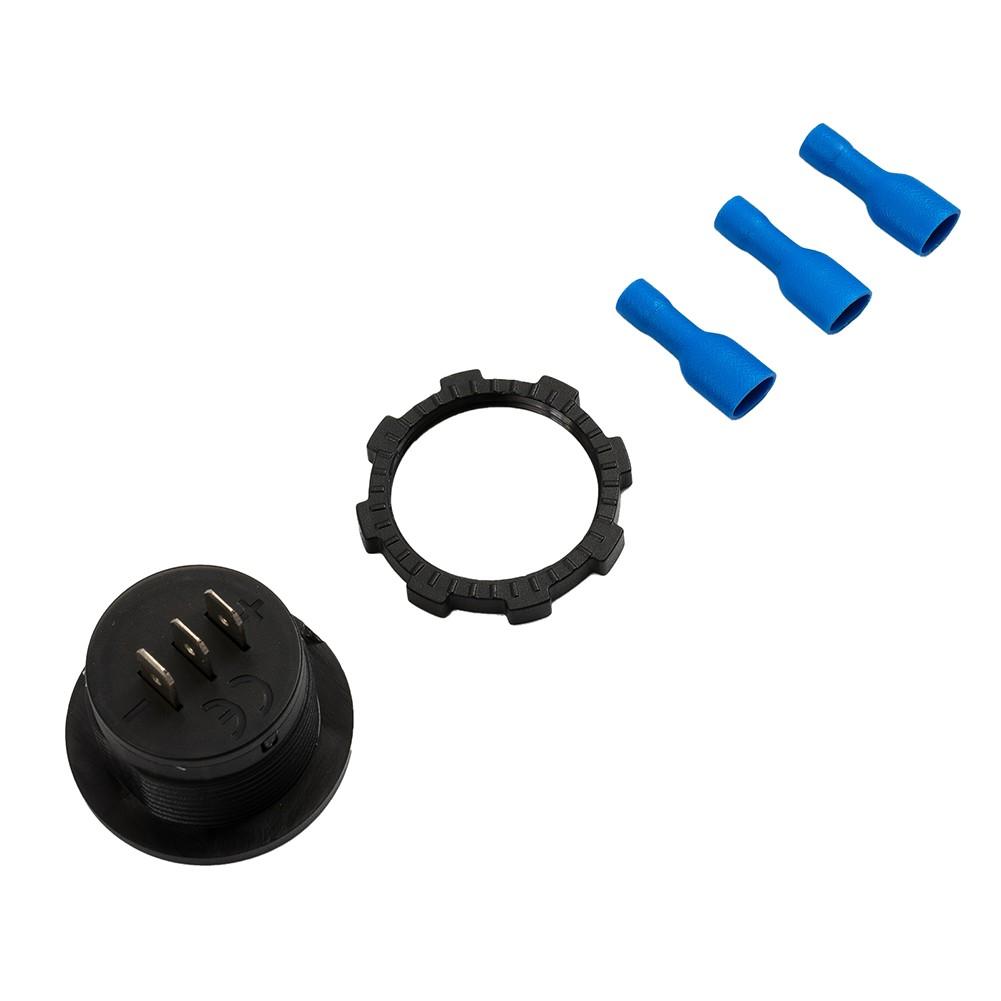 Зеленый светодиодный цифровой дисплей вольтметр амперметр напряжение круглый автомобильный вольтметр ампер