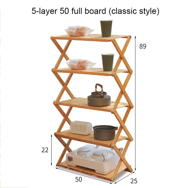 Складная полка для кемпинга, на открытом воздухе, большая вместимость, настольный органайзер, полки, многослойный, простой, для пикника, барбекю, стеллаж для хранения, стол