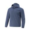 Comfortable Simple Versatile Hooded Zipper Solid Color Sports Jacket Men Jackets Moonlight-Blue AFDV675-10