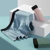 Мужские боксеры Мягкие дышащие U-образные выпуклые полосатые принты со средней талией Эластичные влагоотводящие эластичные талии Быстросохнущие антисептические мужские трусы Нижнее белье