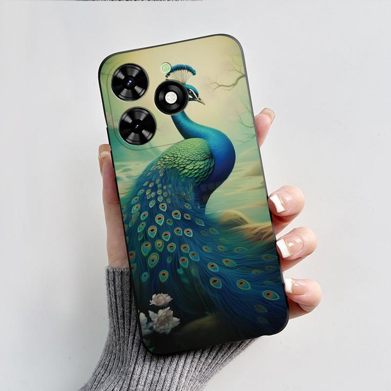 Чехол для Tecno Spark Go 2024 BG6 Черный Миф о Сунь Укуне Чехол Ударопрочный Мягкий ТПУ Чехол для Телефона Для Tecno Pop 8 Pop8 SparkGo 2024 Корпус