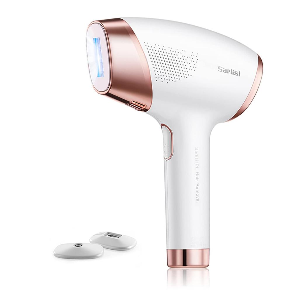 Sarlisi Sapphire Cooling IPL Hair Removal Full Body Hair 9 Painless Hair Removal IPL Suitable for and VIO for Home Men and Includes Japanese Gift