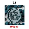100PCS51Colors Wax Bean Envelope Invitation Letter Stamp Sealing Wax Special Mud Sealing Wax
