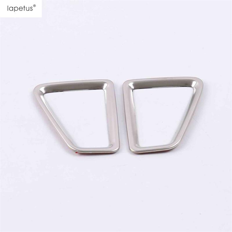 Рамка-крышка вентиляционного отверстия кондиционера на приборную панель автомобиля для Skoda Kodiaq 2017 - Аксессуары из нержавеющей стали для салона